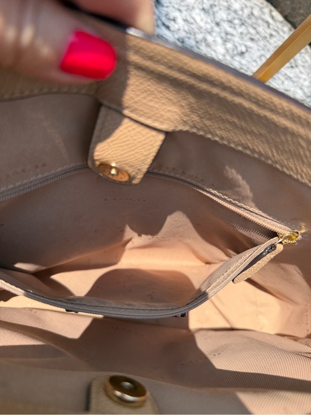 Coach Kitt Carryall Tote in Crossgrain leather Preloved - Picture 15 of 16